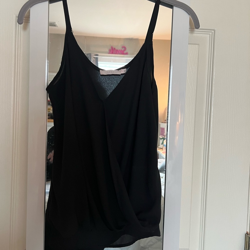 Black wrap top